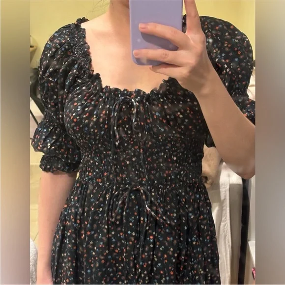 Doen Ischia Dress in Night Songbird Paisley - Picture 5 of 7